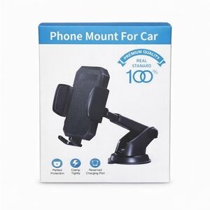 Car Phone Mount Holder in Black